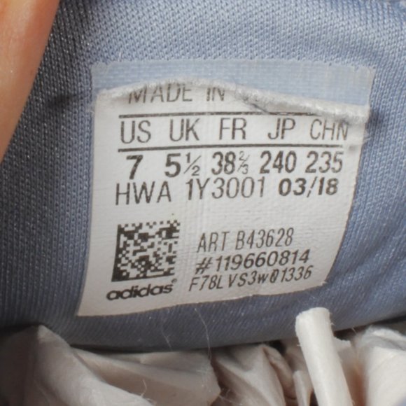 Women's Adidas Cloudfoam Blue Sneakers Size 7 - Picture 12 of 12